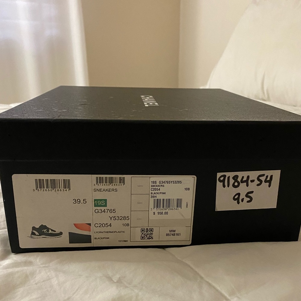 CHANEL Black and Orange Sneakers - Picture 4 of 4
